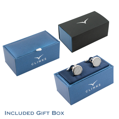 Pets Paw Print Engraved Cufflinks in Silver