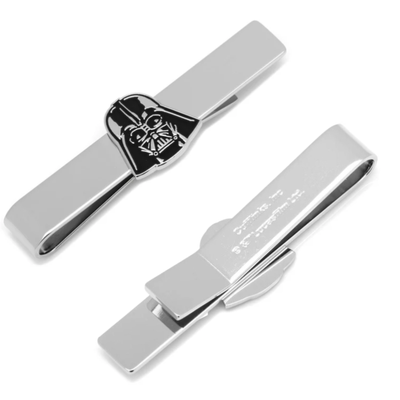 Darth Vader Matte Black Cufflinks and Tie Bar Gift Set