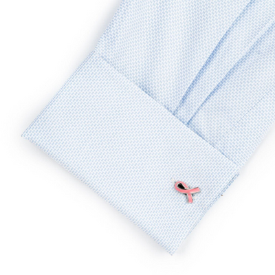 Pink Ribbon Breast Cancer Awareness Cufflinks