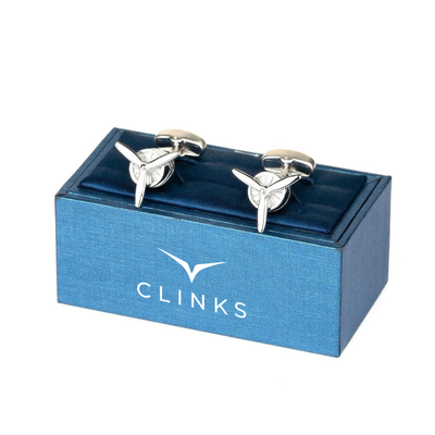 Aeroplane Propeller Cufflinks