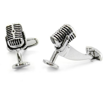 Microphone Cufflinks