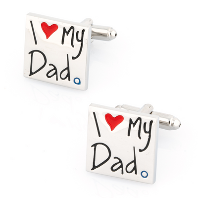 I Love My Dad Cufflinks