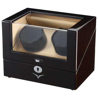 Waratah Mahogany Watch Winder Box for 2 Watches