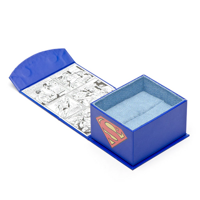 Silver Superman Shield Cufflinks