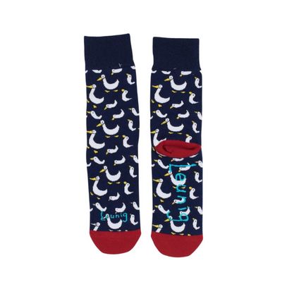 Leunig Duck Socks Navy