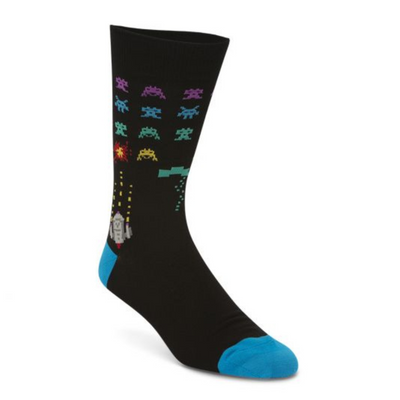 Mens Galaxy Invaders Sock