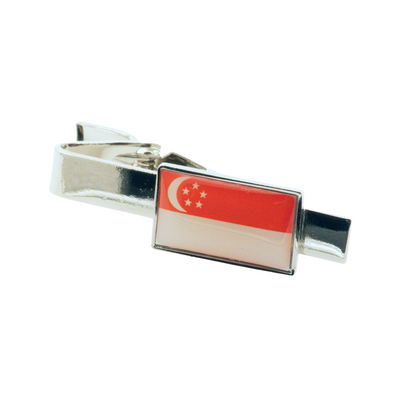 Flag of Singapore Tie Clip