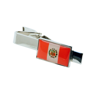 Flag of Peru Tie Clip