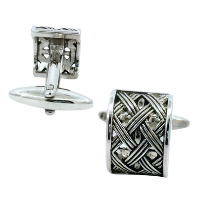 Basketweave Arch Cufflinks