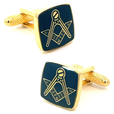 Freemason Blue Cufflinks