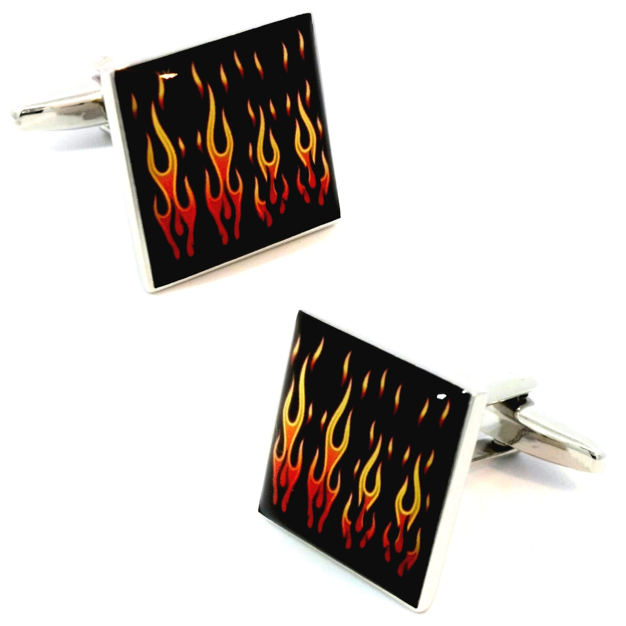 Hot Rod Flame Cufflinks