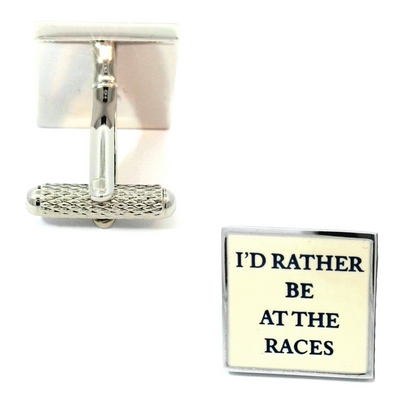 I'd rather be at the Races Cufflinks