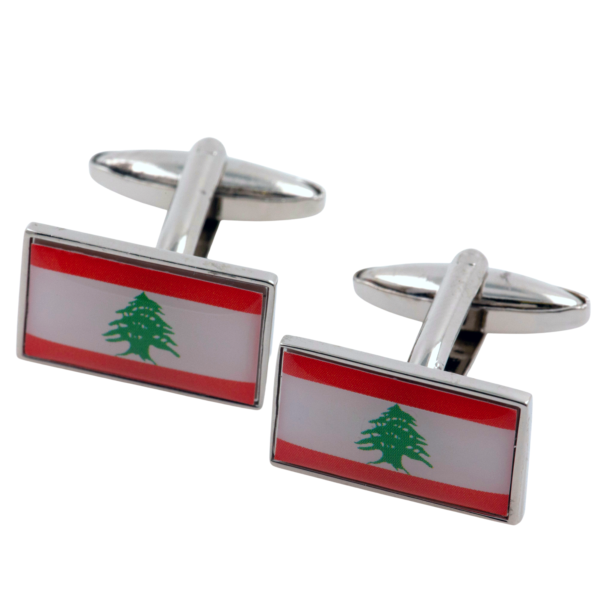 Flag of Lebanon Cufflinks