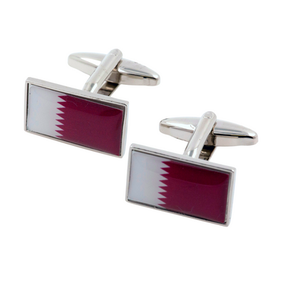 Flag of Qatar Cufflinks