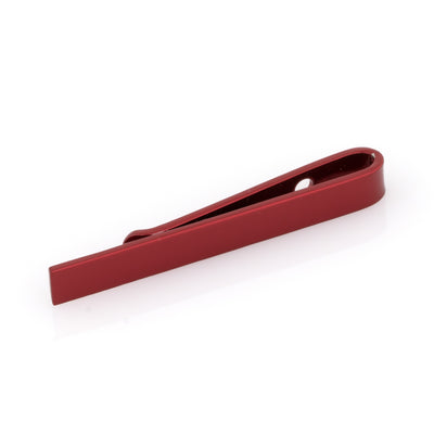 Red Metallic Small Tie Bar