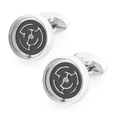 Round Maze Cufflinks