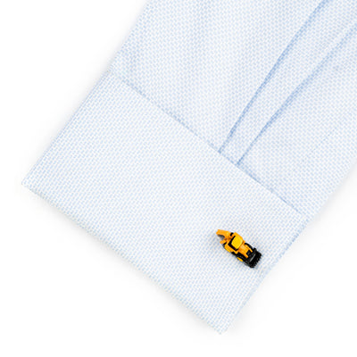 Yellow Backhoe Cufflinks