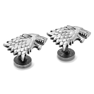 Stark Direwolf Sigil Cufflinks - Game of Thrones