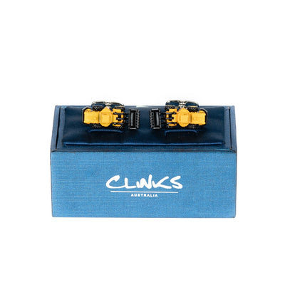 Yellow Bobcat Cufflinks