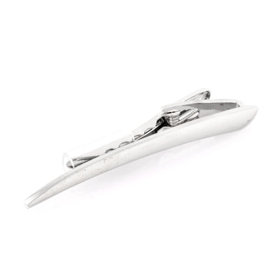 Brushed Curve Tie Clip