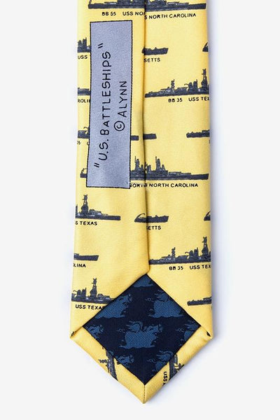 U.S. Battleships Skinny Tie